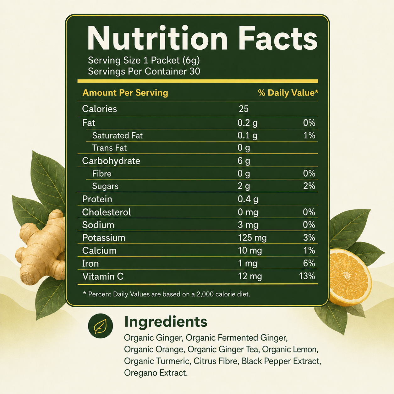 Fiery Ginger Defence - Daily Immunity Booster Shots