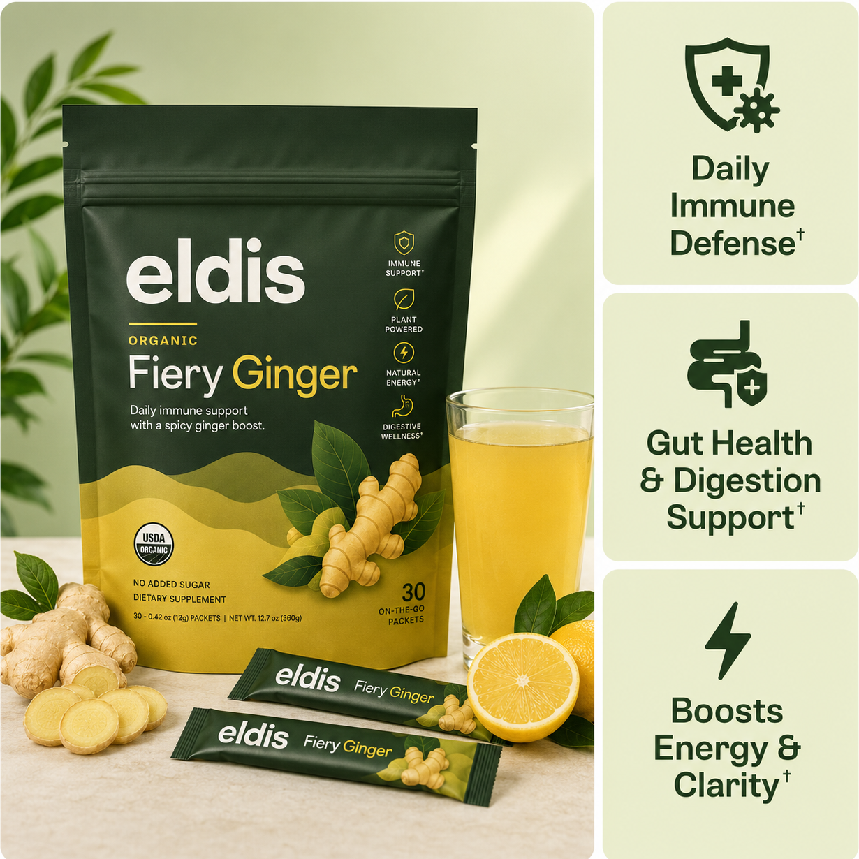 Fiery Ginger Defence - Daily Immunity Booster Shots